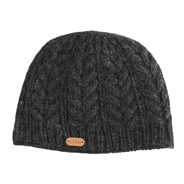 Aran Cable Pull On - Charcoal