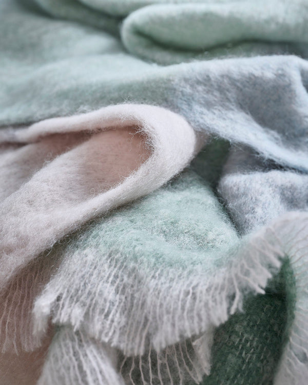 Mohair Throw - Celadon