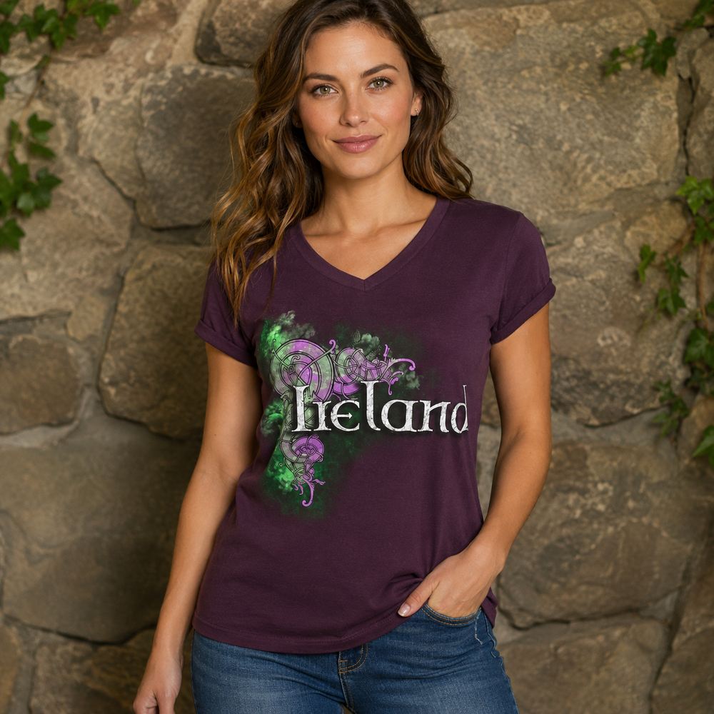 Ireland Celtic Ladies Shirt