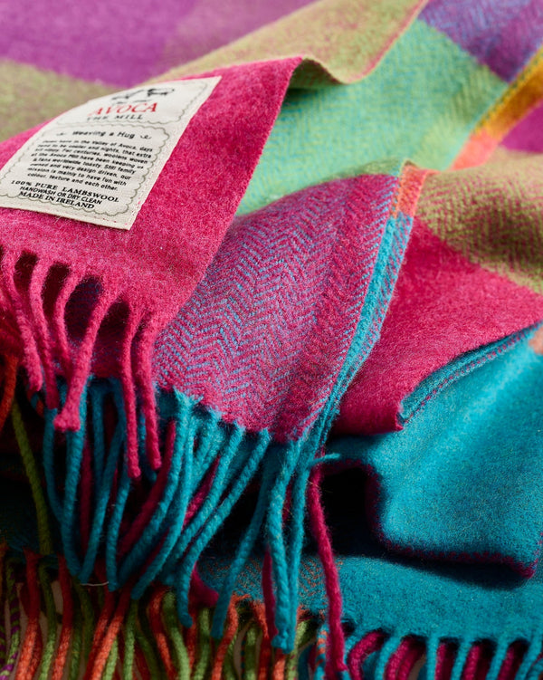 Avoca Circus Lambswool Throw