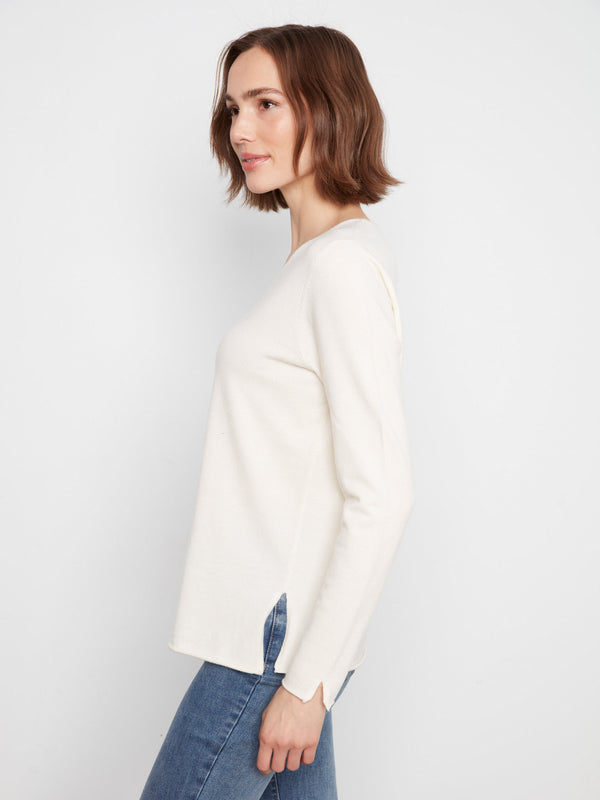 Solid Basic V-Neck Sweater