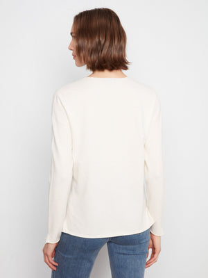 Solid Basic V-Neck Sweater