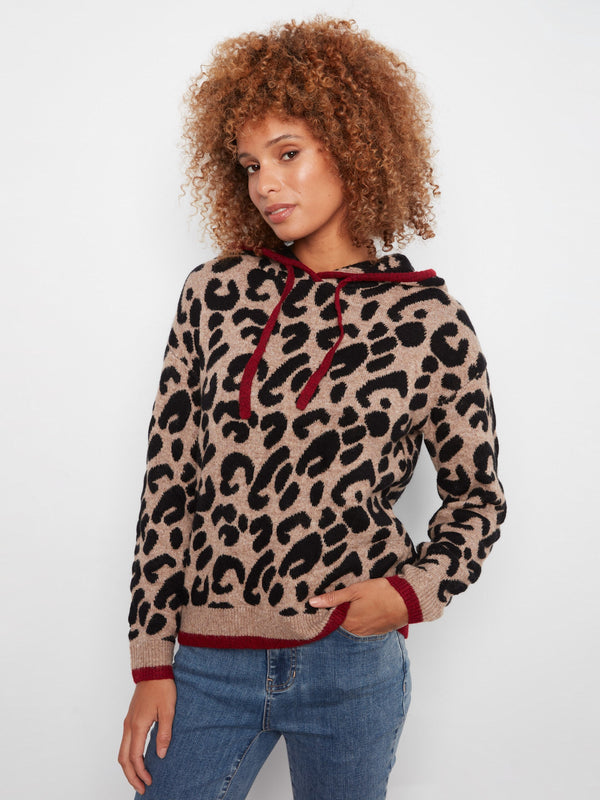 Printed Hoodie Sweater