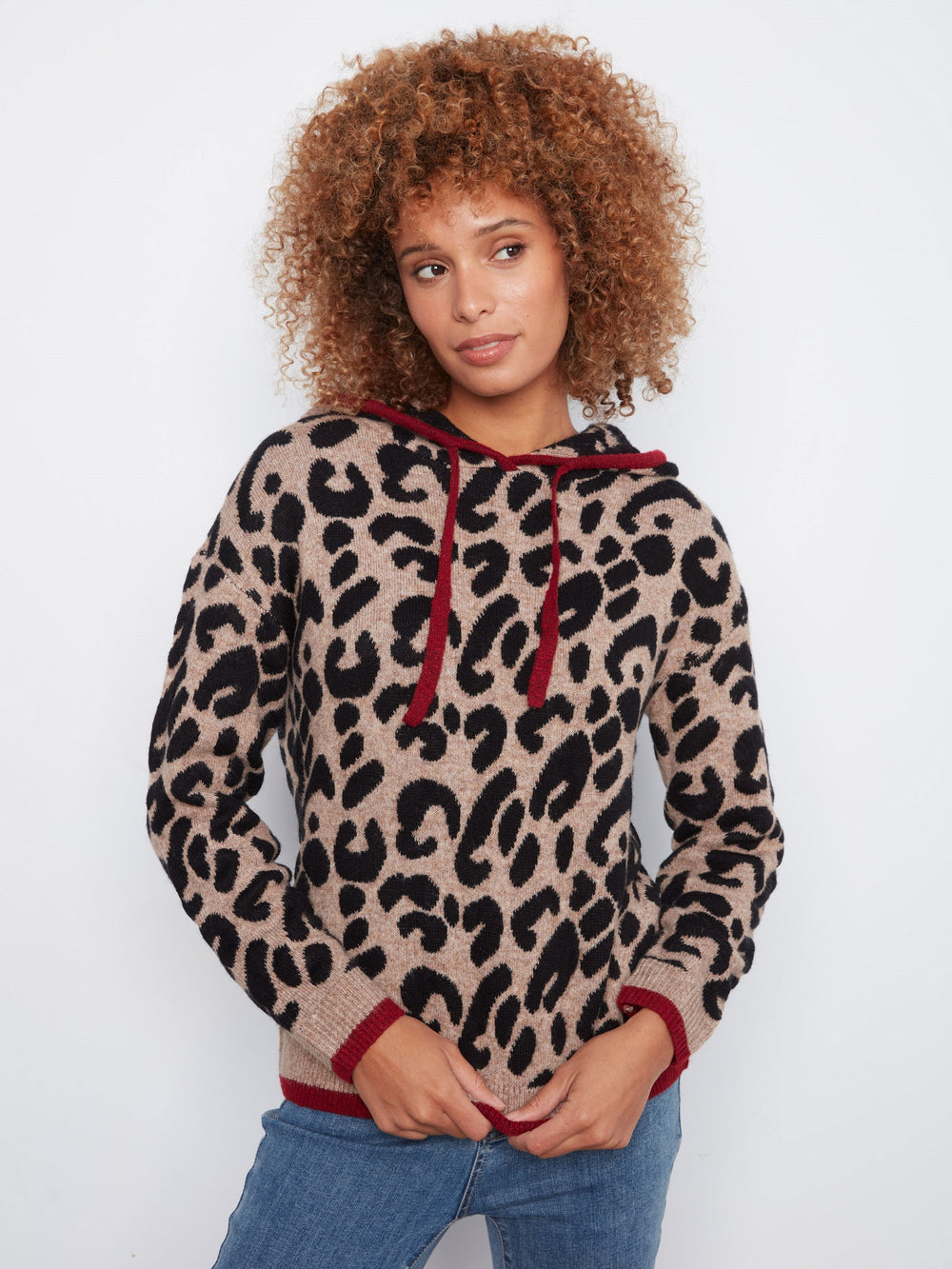 Printed Hoodie Sweater