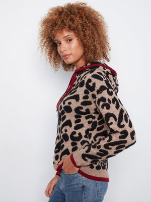 Printed Hoodie Sweater