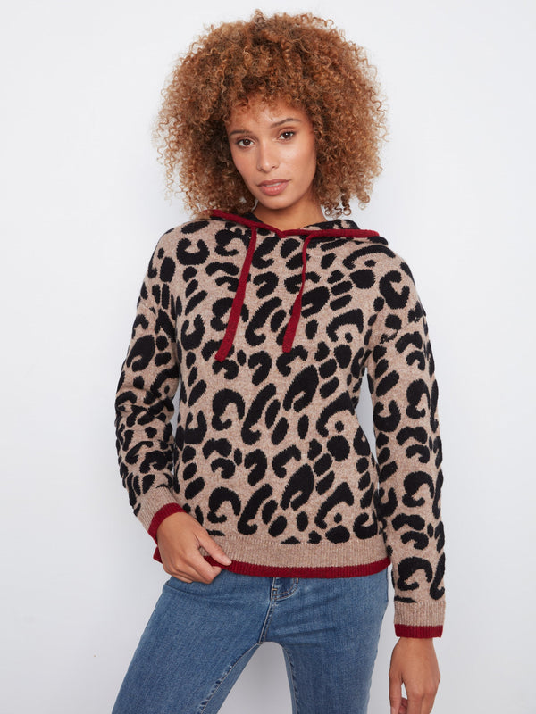 Printed Hoodie Sweater
