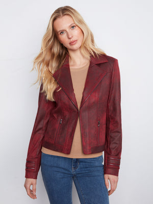 Vintage Faux Leather Jacket