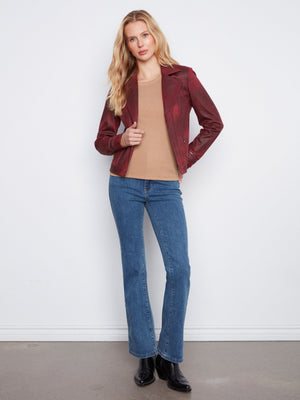 Vintage Faux Leather Jacket