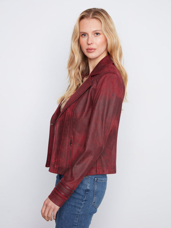 Vintage Faux Leather Jacket