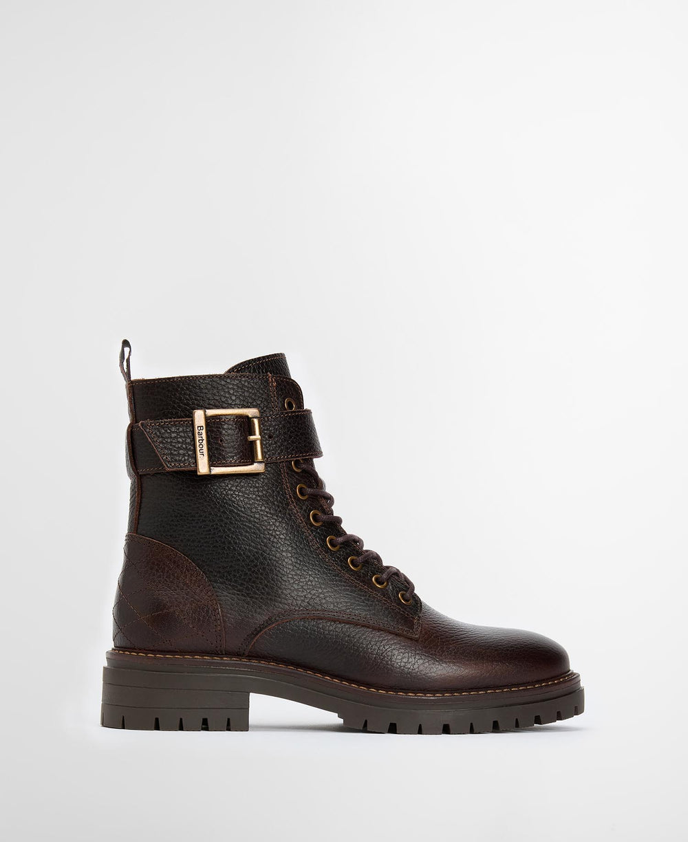 Barbour Heidi Lace Up Boot - Brown