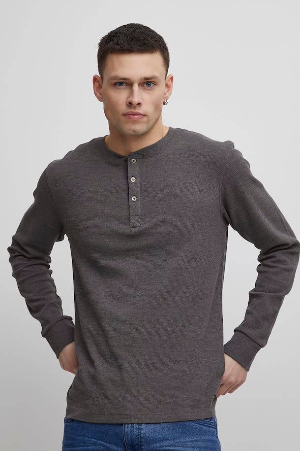 Blend® BH Noble Henley - Pewter Mix