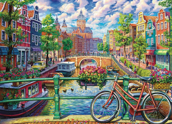 Amsterdam Canal Puzzle - 1000 Pieces