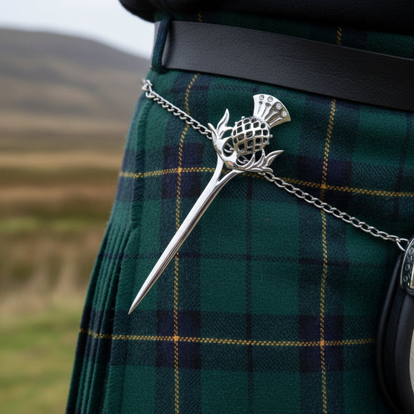 Thistle Kilt Pin