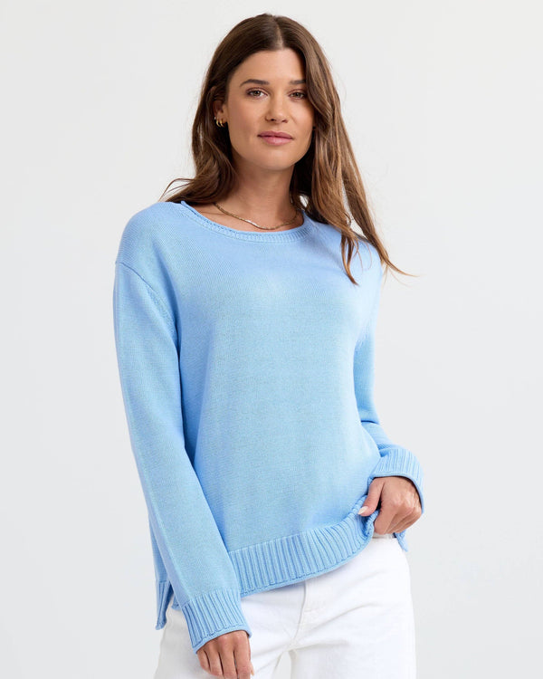 Everyday Cotton Crew: Hampton - Blue