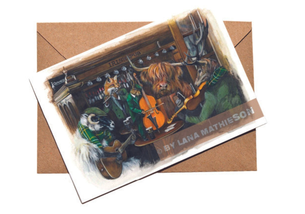 Hairy Craic Greeting Card