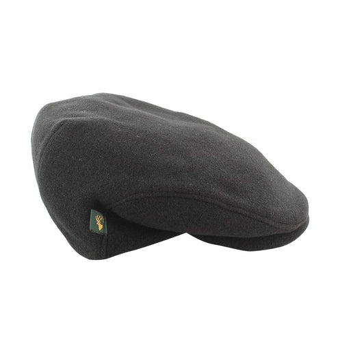 Irish Tweed Trinity Cap - Solid Black