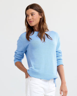 Everyday Cotton Crew: Hampton - Blue