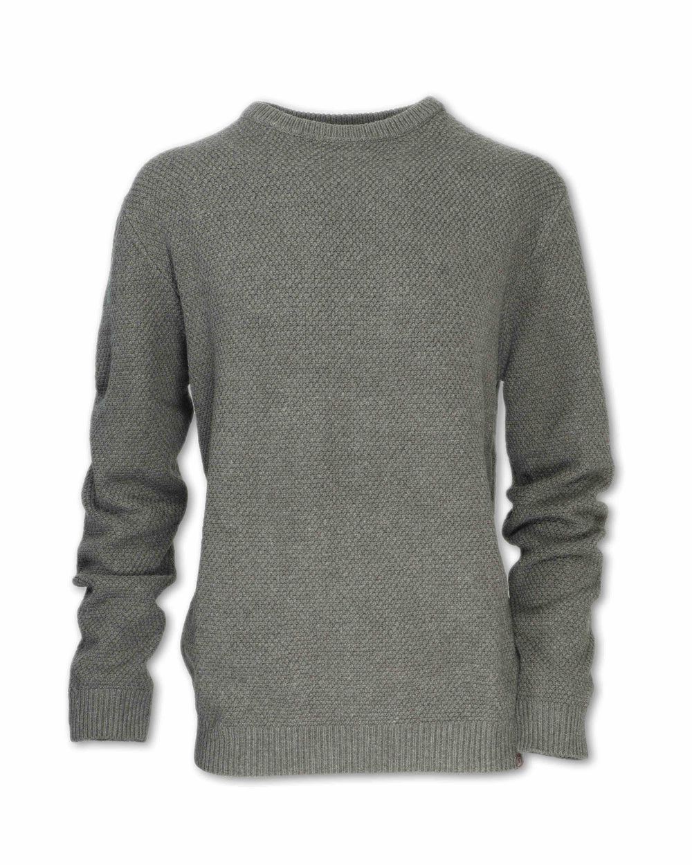 DOBBY WOOL BLEND SWEATER - SHIPS 8/1/26: LICHEN / M