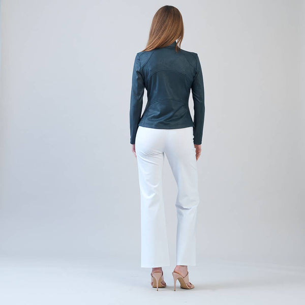 JK161 - Liquid Leather ™ Signature Jacket: Navy / S