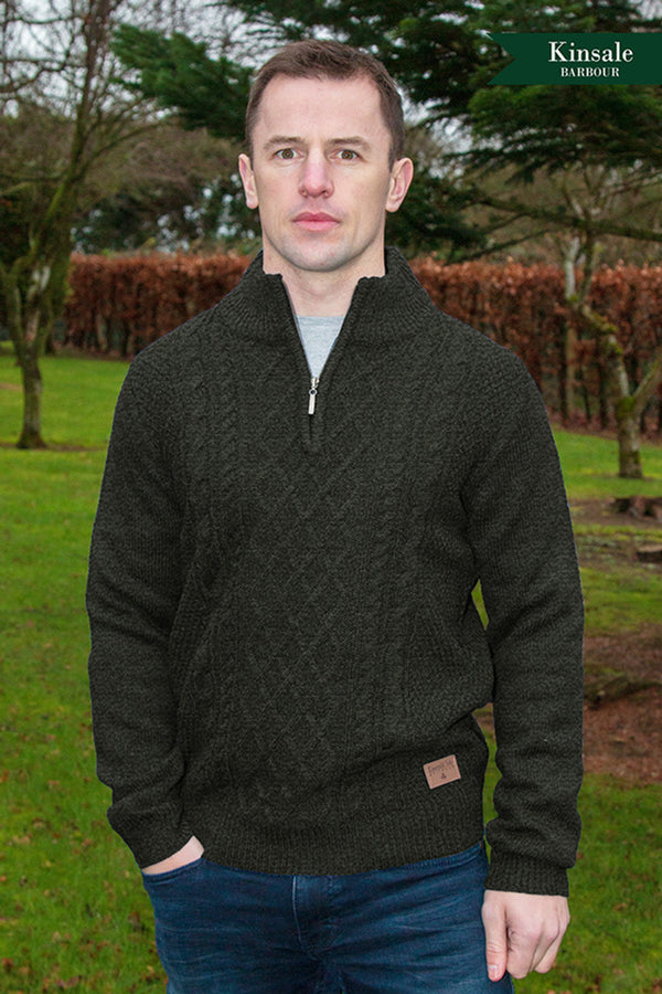 Kinsale 1/4 Zip Cable Pullover