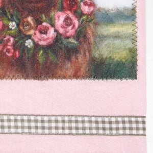 Floral Cow Kitchen Towel