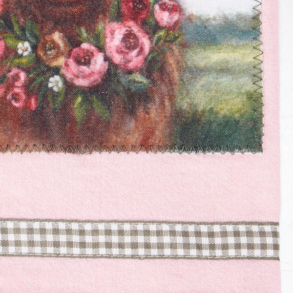 Floral Cow Kitchen Towel