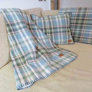 Plaid Lap Blanket - Green