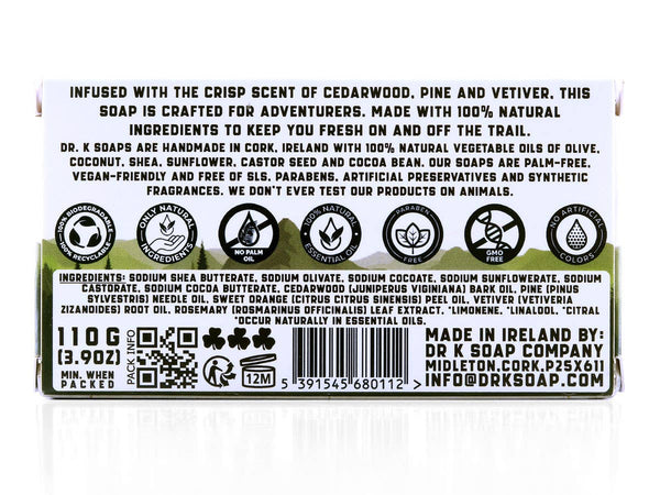 Dr K's Irish Handmade Soaps, All Natural: Woodland