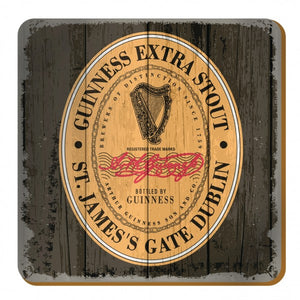 Guinness Label Coaster