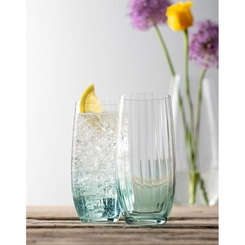 Erne Hiball Glass Set of 2 - Aqua