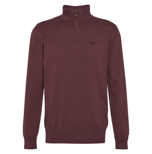 Cotton Half Zip Knitted Pullover
