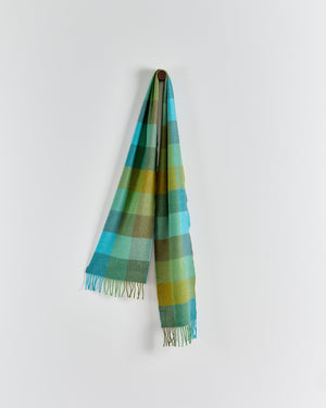 Merino Scarf - Green Fields