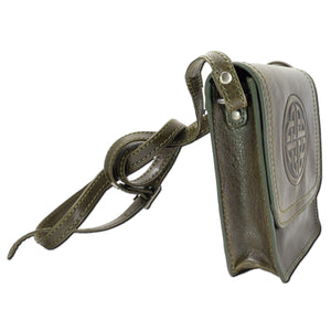 Morrigan Knot Leather Bag - Green