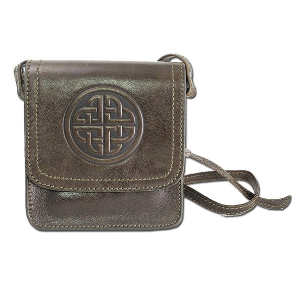 Morrigan Knot Leather Bag - Green