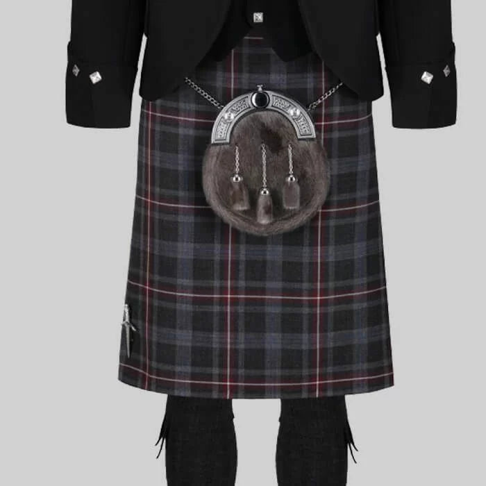 Men's Traditional Medium Weight Kilt - Hebridean Heather
