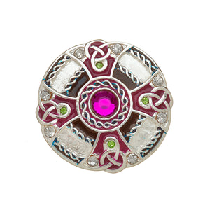 Silver Plated Irish Dancing Brooch