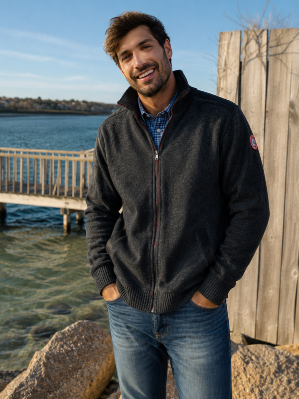 Gregor Full Zip Wind Proof Wool Jacket
