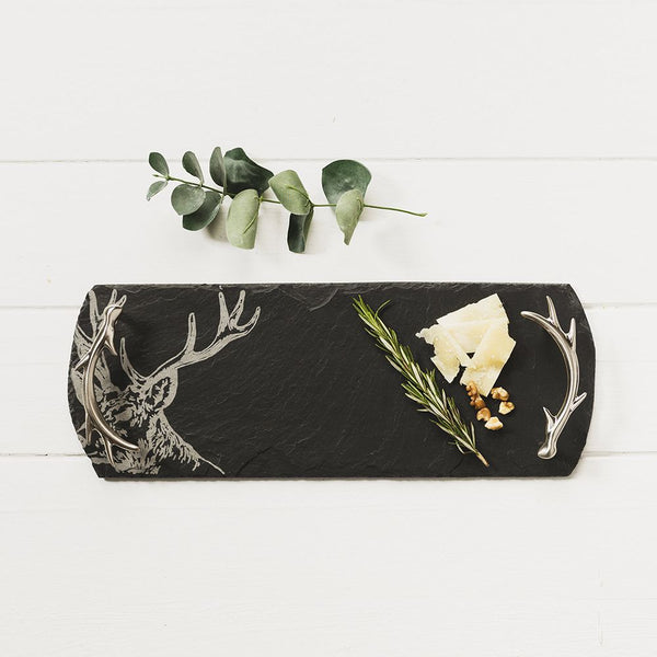 Small Stag Serving Tray Boxed