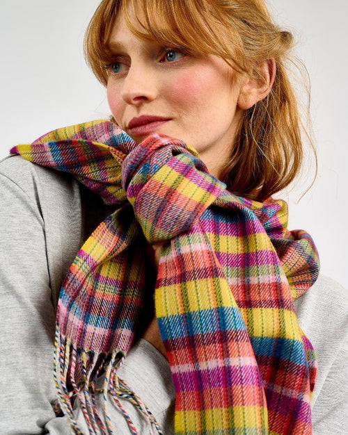 Avoca Century Wide Merino Wool Scarf