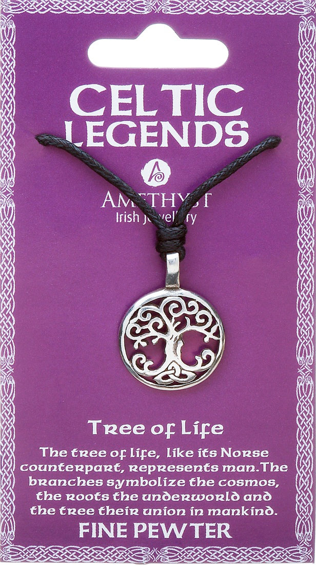 Celtic Legend Tree Of Life Choker Pendant
