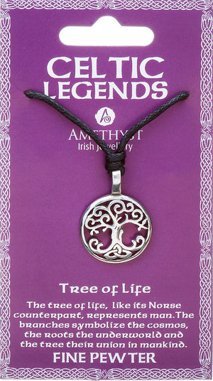 Celtic Legend Tree Of Life Choker Pendant