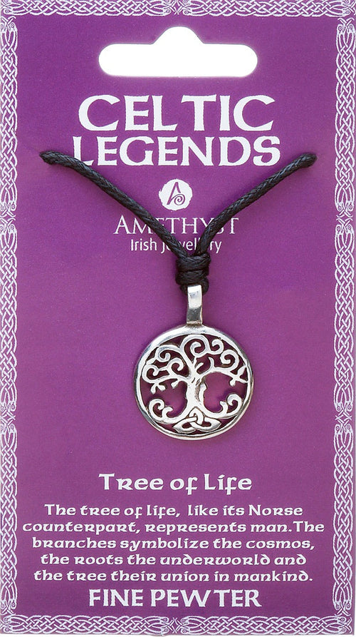 Celtic Legend Tree Of Life Choker Pendant