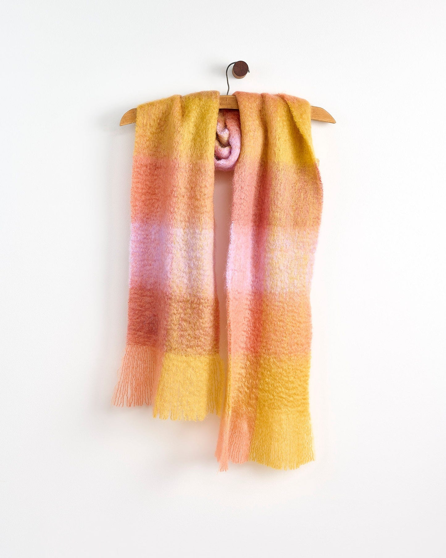 Kid Mohair Blend Scarf - Harvest