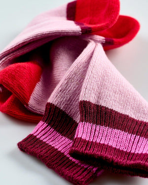 Avoca Cosy Toes Cashmere Blend Women's Socks - Pink