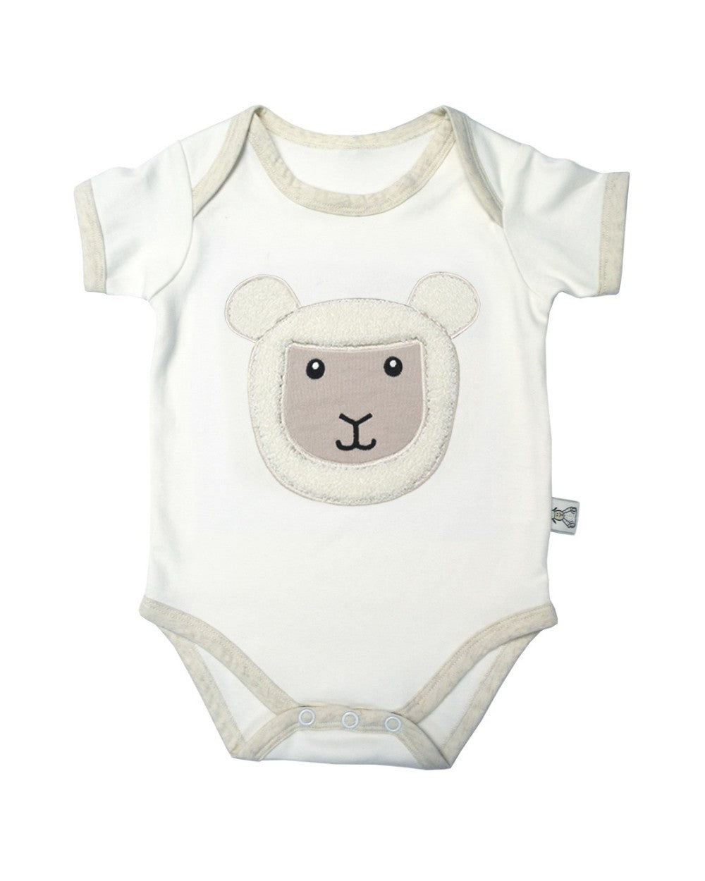 Baby Cream Sheep Organic Cotton Onesie