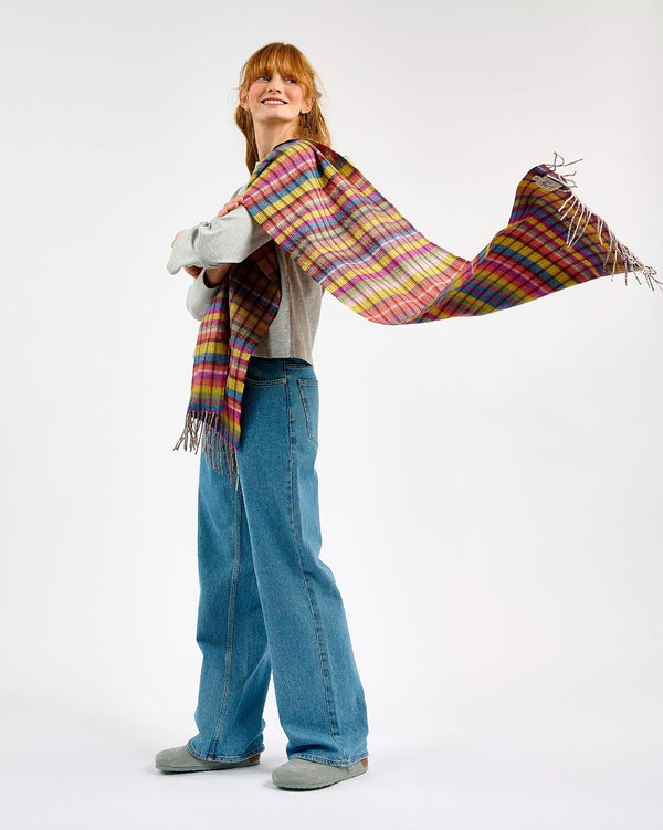 Avoca Century Wide Merino Wool Scarf