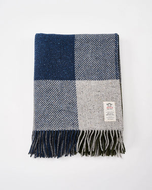 Mohair & Wool Throw - Midnight