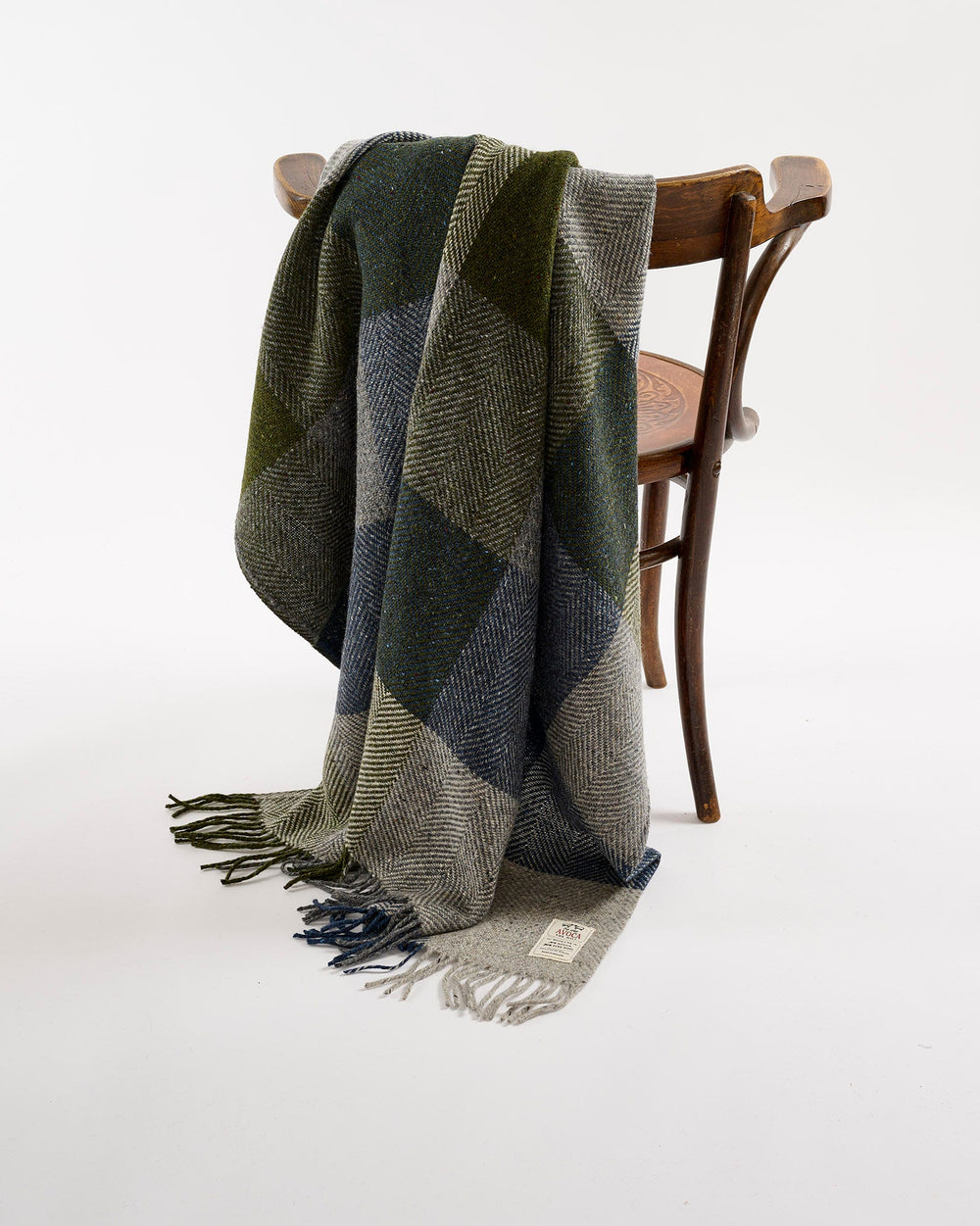 Mohair & Wool Throw - Midnight