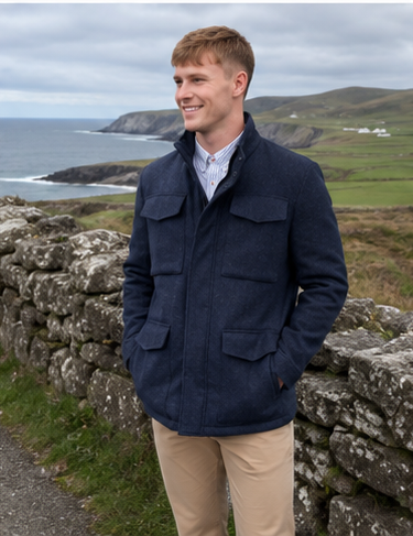 Mizen Head Tweed Coat