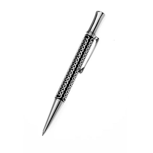 Celtic Figure of 8 Etched Knot 10mm Ballpoint Pen